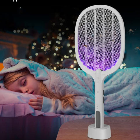 2-in-1 Electric Mosquito Killer Bat & Racket