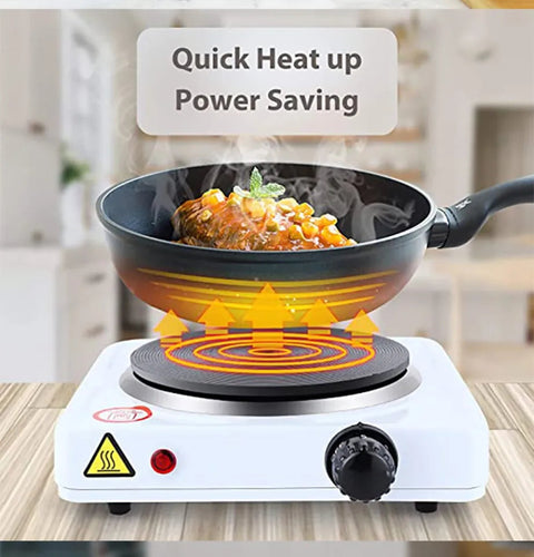Electric Hot Stove Plate – Portable Fast Heating Cooker for Home, Hostel & Travel